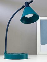 Светильник настольный светодиодный аккумуляторный 220В USB 3Вт Синий картинка 